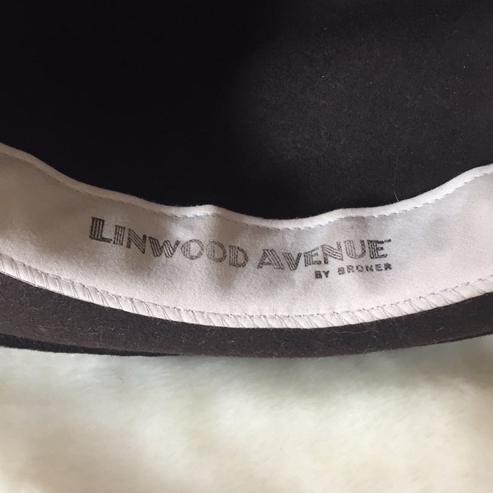 ♦️Linwood Avenue by Broner Felt Fedora Made in USA - Picture 9 of 12